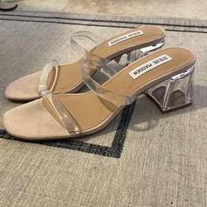 Clear Steve Madden heels
